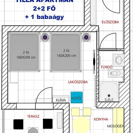 TILLA Stúdió Apartman Hajdúszoboszló Exterior foto