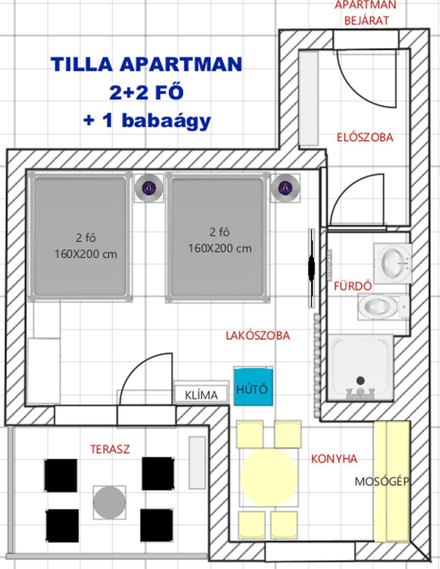 TILLA Stúdió Apartman Hajdúszoboszló Exterior foto